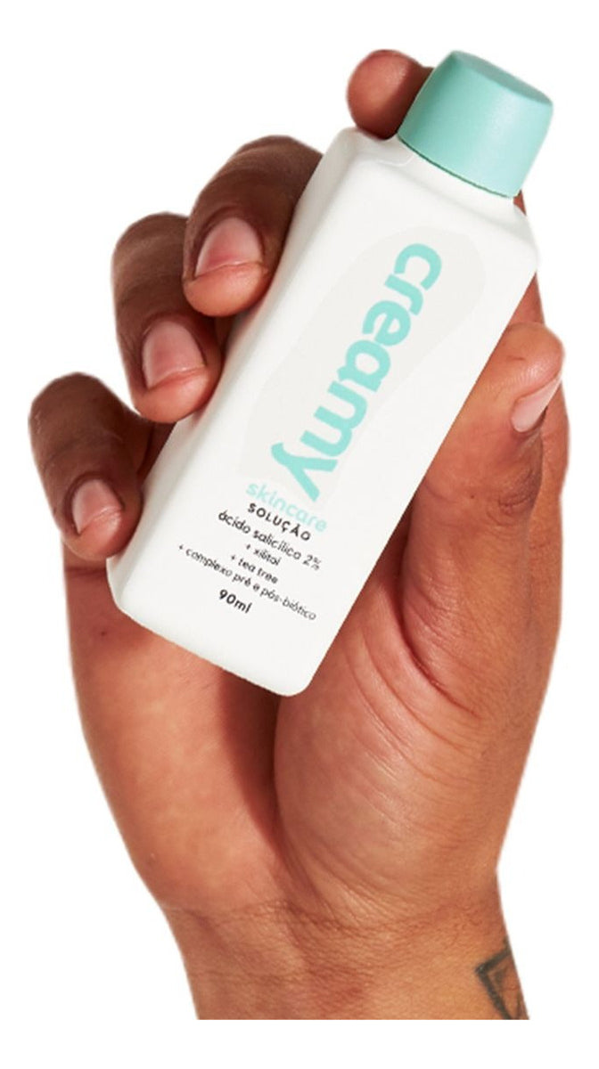 Creamy Skincare Ácido Salicílico 90ml – Linhas Finas Amenizadas, Cravos Reduzidos e Oleosidade Controlada – Uso Diurno e Noturno