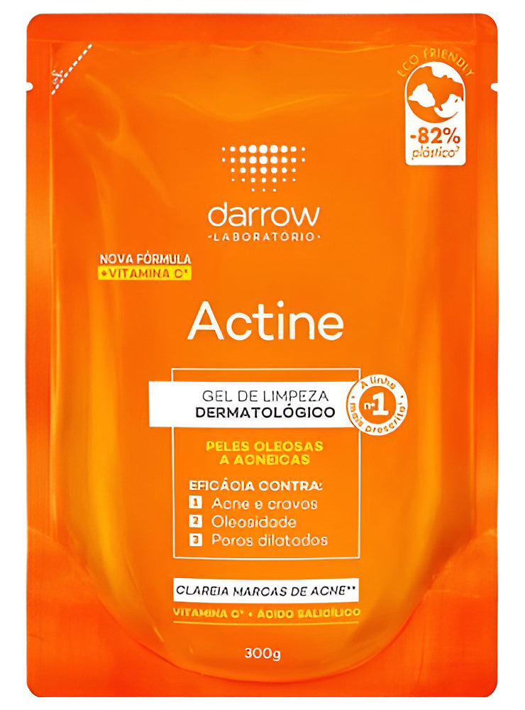 Gel De Limpeza Facial Actine Em Refil Com Vitamina C 300g Darrow