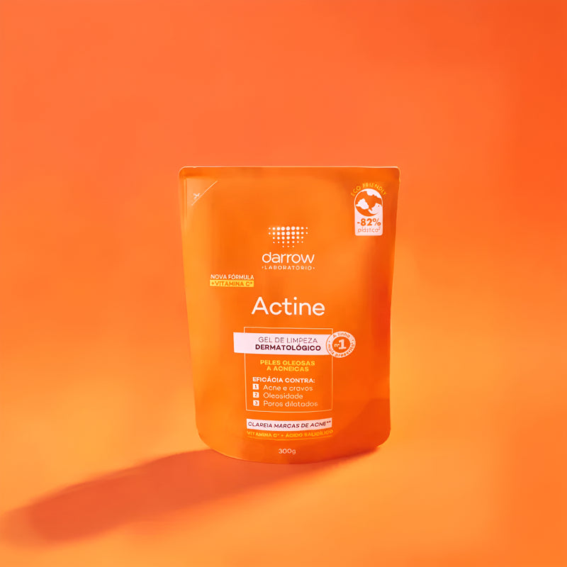 Gel De Limpeza Facial Actine Em Refil Com Vitamina C 300g Darrow
