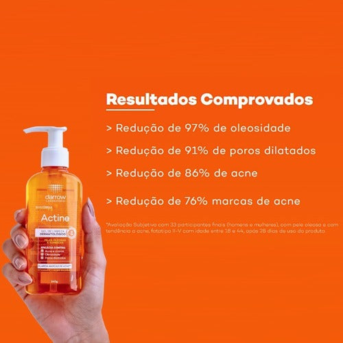 Gel De Limpeza Dermatológico Actine Com Vitamina C 140g Darrow
