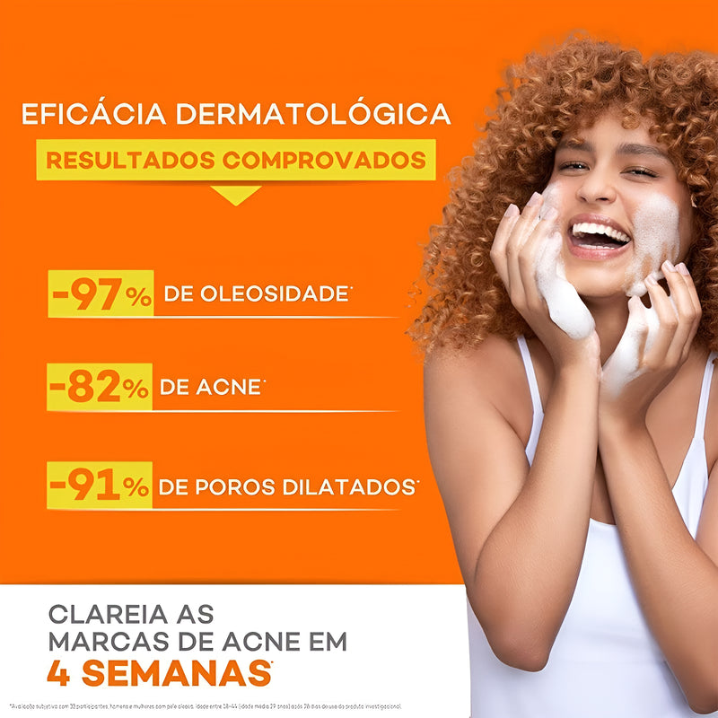 Gel De Limpeza Facial Actine Em Refil Com Vitamina C 300g Darrow