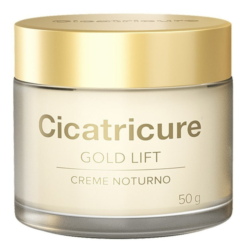 Creme Facial Gold Lift Noturno Reduz Rugas Cicatricure 50g