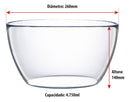 Bowl de Vidro Ruvolo, Bowl Cozinha 3 Peças