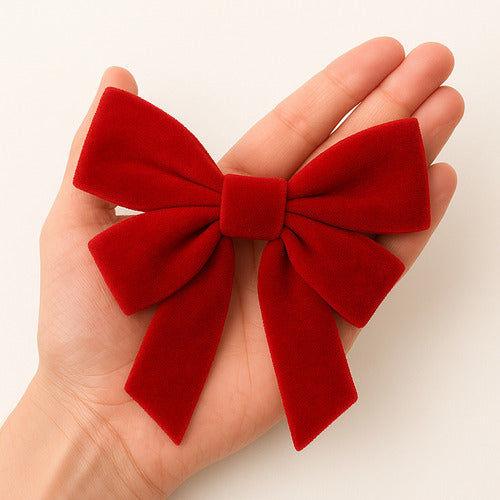 Kit C/4 Laço Árvore De Natal Decoração Enfeite Luxo Veludo