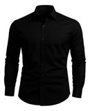 Camisa Social Masculina Slim Premium Manga Longa