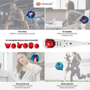 Massageador Manual Infravermelho Vibratório Percussão