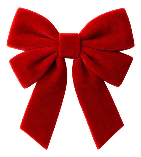 Kit C/4 Laço Árvore De Natal Decoração Enfeite Luxo Veludo