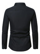 Camisa Social Masculina Slim Premium Manga Longa