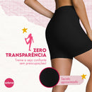 Short Academia Feminino Poliamida Selene Zero Transparência