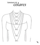 Colar Círculo Vazado Cravejado Em Prata 925